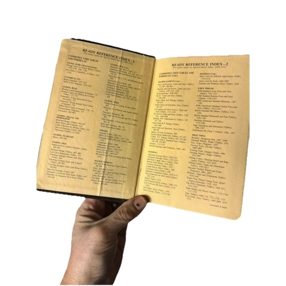 1985 Industrial Press 3rd Print Machinery's Handbook 22nd Edition by Erik Oberg‎